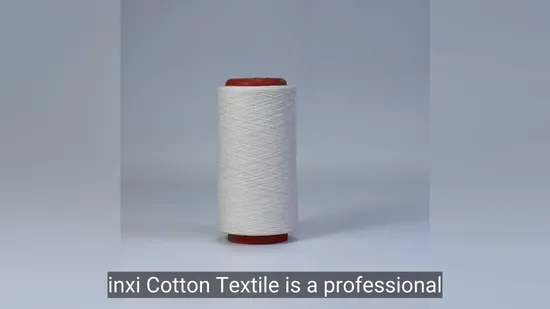 High Quality Recycled/Regenerated Ne30/1 Tc Knitting Cotton Polyester Yarn