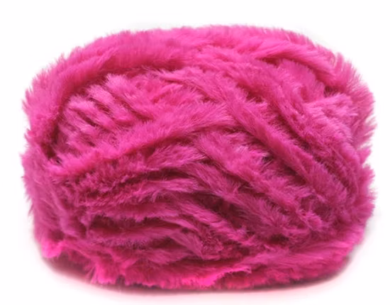 Пряжа из искусственного меха и перьев, разноцветная синель