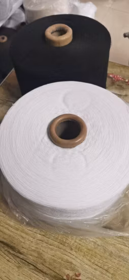 Recycled Cotton Yarn Regenerated Cotton Yarn Tc Yarn Knitting Spun Polyester Yarn